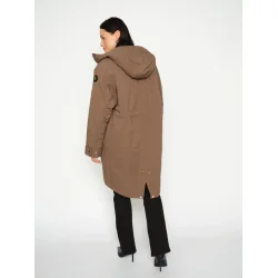MMCali parka coat chocolate chip