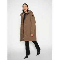 MMCali parka coat chocolate chip