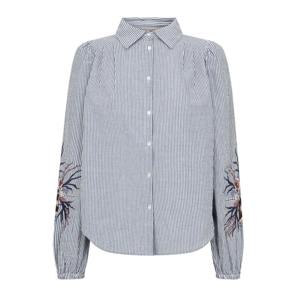 MMCiu oxfo shirt crown blue 