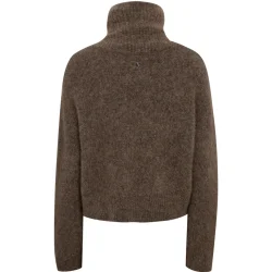 MMHulda knit zip cardigan bracken 