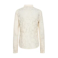 MMKether lace tie shirt ecru 