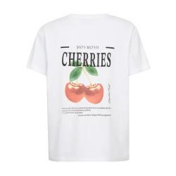 MMLail o-ss cherry tee white