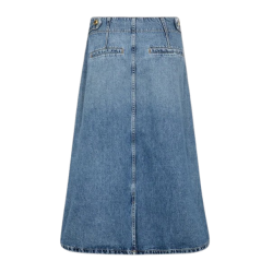 MMLeala denim skirt mid blue 