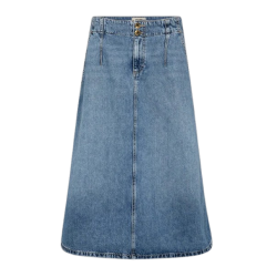 MMLeala denim skirt mid blue 