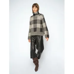 MMMaija check knit black 