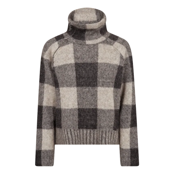 MMMaija check knit black 
