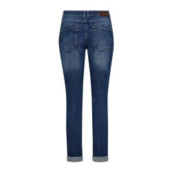 MMNaomi ricamo jeans mid blue 