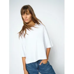 MMNatalie o-ss boxy tee white