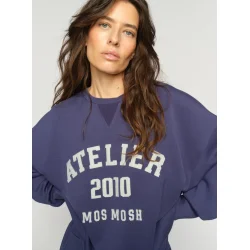 MMNima o-ls sweatshirt crown blue 