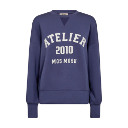 MMNima o-ls sweatshirt crown blue 