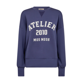 MMNima o-ls sweatshirt crown blue 