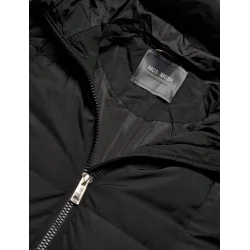 MMNova square down coat slate black