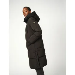 MMNova square down coat slate black