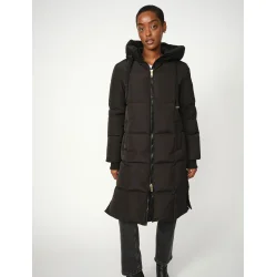 MMNova square down coat slate black