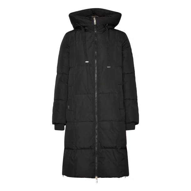 MMNova square down coat slate black