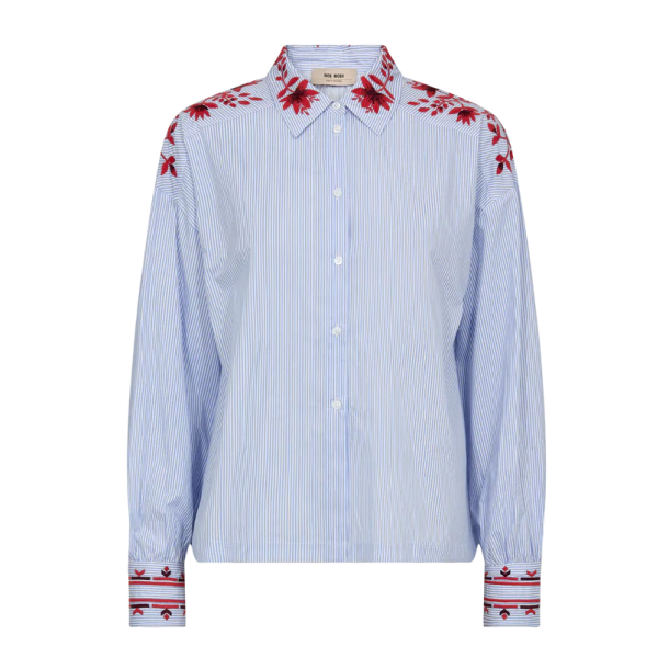 MMOsmo stripey shirt brunnera blue