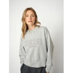 MMRenzi o-ls sweatshirt grey mel