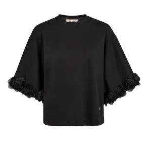 MMRosette o-ss tee black