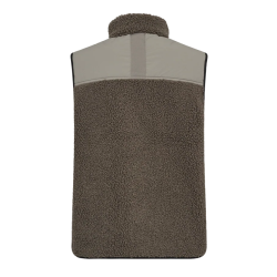 MMRowe eli teddy vest dusty olive