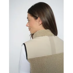 MMRowe eli teddy vest feather grey 