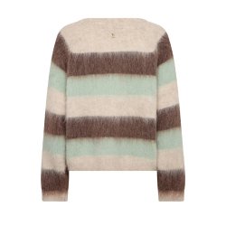 MMSuvi stripe knit frosty green