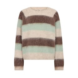 MMSuvi stripe knit frosty green