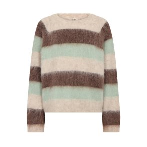 MMSuvi stripe knit frosty green