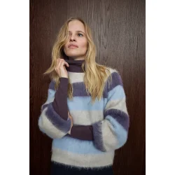 MMSuvi stripe knit sweet grape