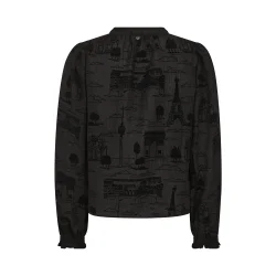 MMTazzin tale light blouse black 