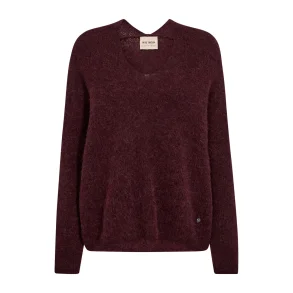 MMThora v-neck knit port royale
