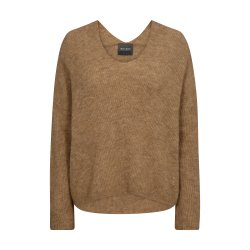 MMThora v-neck knit tannin 