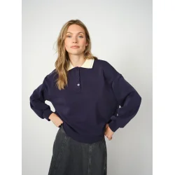 MMVada polo sweatshirt maritime blu