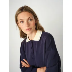 MMVada polo sweatshirt maritime blu