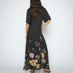 MMWandi flowwi dress black