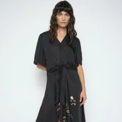 MMWandi flowwi dress black