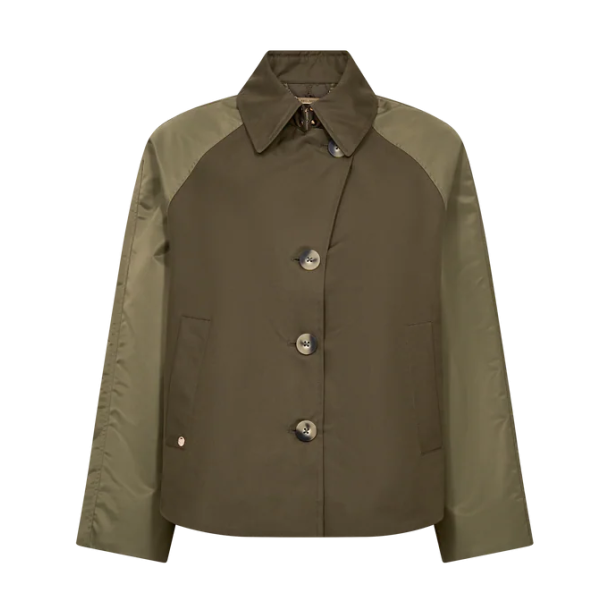 MMZyla neola trenchcoat olive night