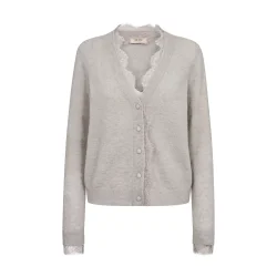 MMhelmi lace knit cardigan mourning