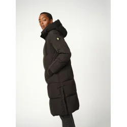 MMnova square down coat black 