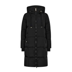 MMnova square down coat black 