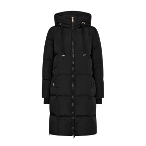 MMnova square down coat black 