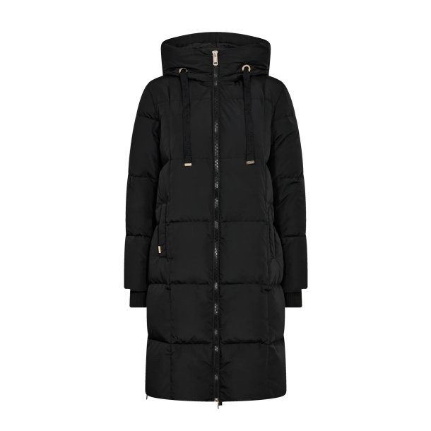 MMnova square down coat black 