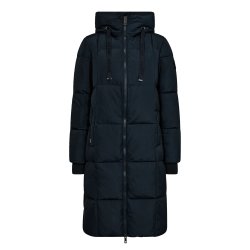 MMnova square down coat navy