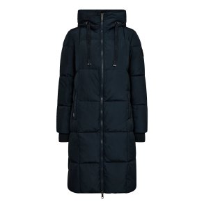 MMnova square down coat navy