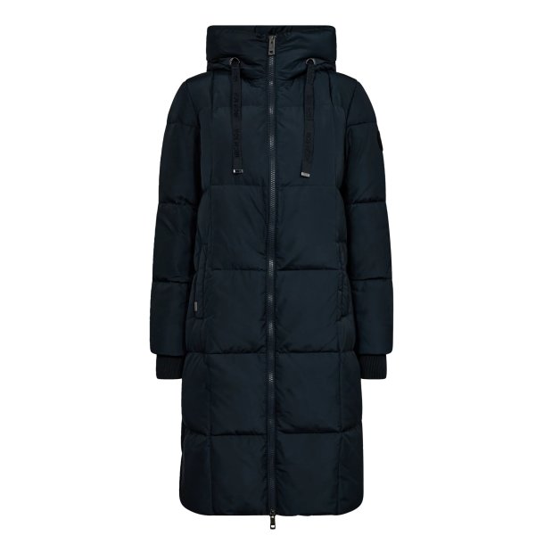 MMnova square down coat navy