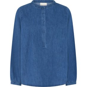 Madrid ls denim shirt clear blue