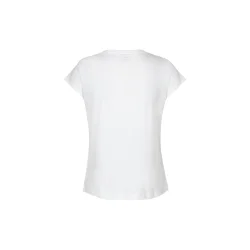 Organic jersey teasy tee white
