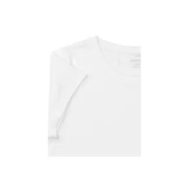 Organic jersey teasy tee white