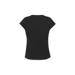 Organic jersey teasy tee black