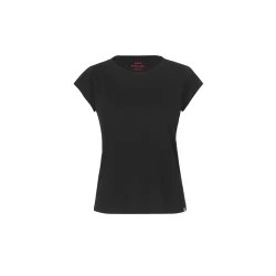 Organic jersey teasy tee black