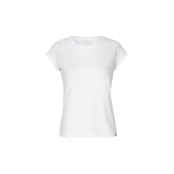 Organic jersey teasy tee white